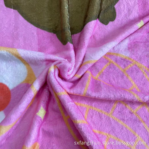 Anpassung Pink Luxus Flanell Fleece Decke